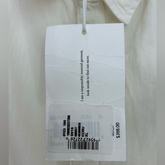 NWT $398 FRAME Gillian Puff Sleeve Mini Dress - Picture 11 of 12